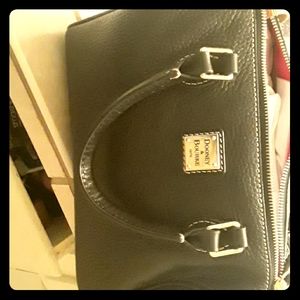 Black/Black Trudy Satchel Dooney and Bourke